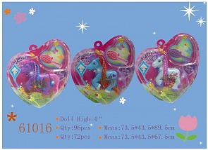 Пони 10 см с аксессуарами (Defa Lucy, 61016d)